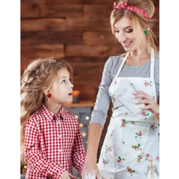 Christmas Bow Earrings Christmas Red Smooth Bow Studs New Shiny Holiday Earrings - Picture 7 of 11